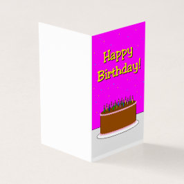 Tarjeta Cumpleaños Burn