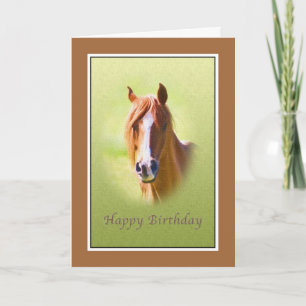 Tarjeta Cumpleaños, Caballo