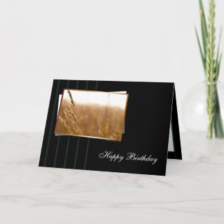 Tarjeta Cumpleaños cálido y elegante