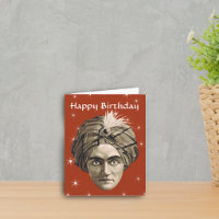 Cumpleaños Cara Cabeza Turbante Genio Mágico Miste