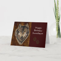 Cumpleaños, cariño, lobo, lobos, animal, naturalez