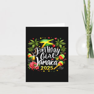 Tarjeta Cumpleaños Chica Jamaica 2025