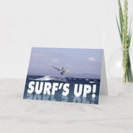 Tarjeta Cumpleaños chistoso del Windsurfer para él