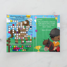 Cumpleaños con Mensaje Secreto de Niños Negros a C