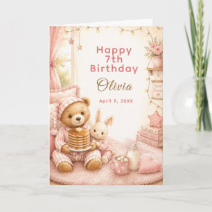 Tarjeta Cumpleaños con Pijama Acogedor