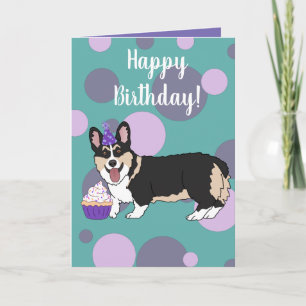 Tarjeta Cumpleaños Corgi