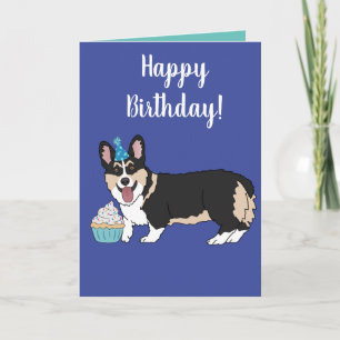 Tarjeta Cumpleaños Corgi