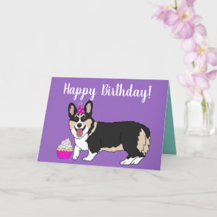 Tarjeta Cumpleaños Corgi Pup