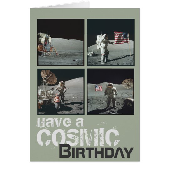 Tarjeta Cumpleaños cósmico