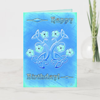 Tarjeta Cumpleaños cristalino 2 (tarjeta)