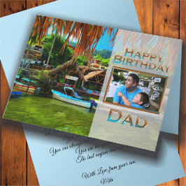 Tarjeta Cumpleaños Dad Mismaloya River 0331