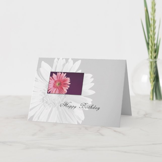 Tarjeta Cumpleaños Daisy (Anverso)