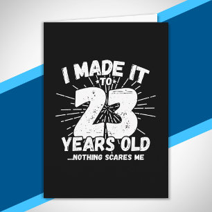 Tarjeta Cumpleaños de 23 años - Meme divertido de cumpleañ