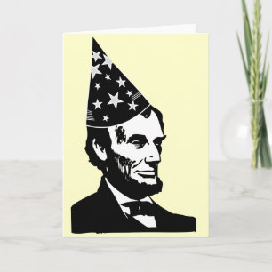 Tarjeta Cumpleaños de Abraham Lincoln