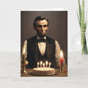 Tarjeta cumpleaños de abraham lincolns