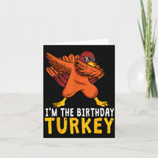 Tarjeta Cumpleaños de Acción de Gracias Divertido Cumple B