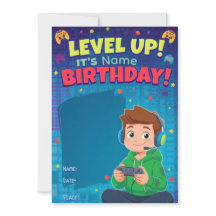 Cumpleaños de adolescente jugador de videojuegos