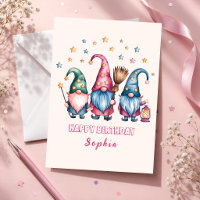 Cumpleaños de amigos gnomos mágicos