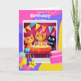 Tarjeta Cumpleaños de amistad