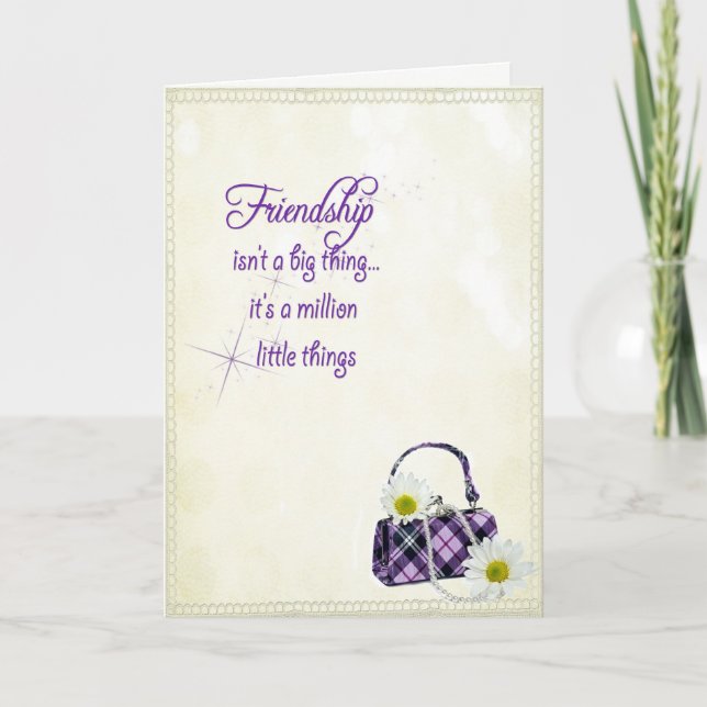 Tarjeta Cumpleaños de amistad (Anverso)