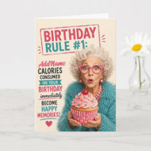 Cumpleaños de Anciano Sassy - Agregar Nombre