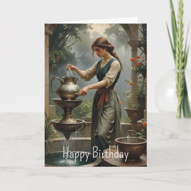 Tarjeta Cumpleaños de Aquarius (Anverso)