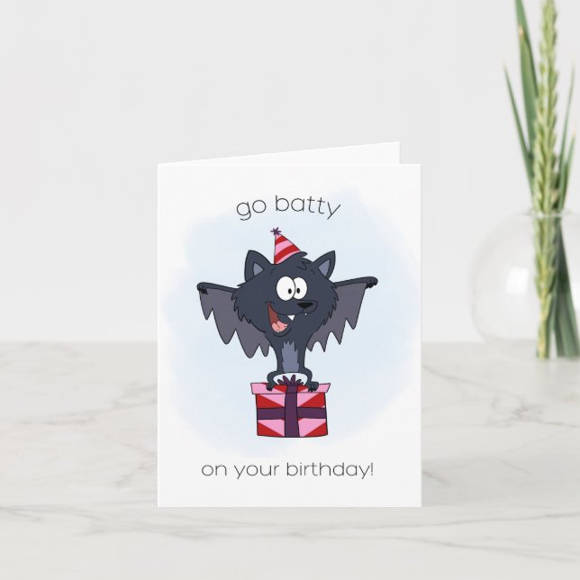 Tarjeta Cumpleaños de Batty (Anverso)