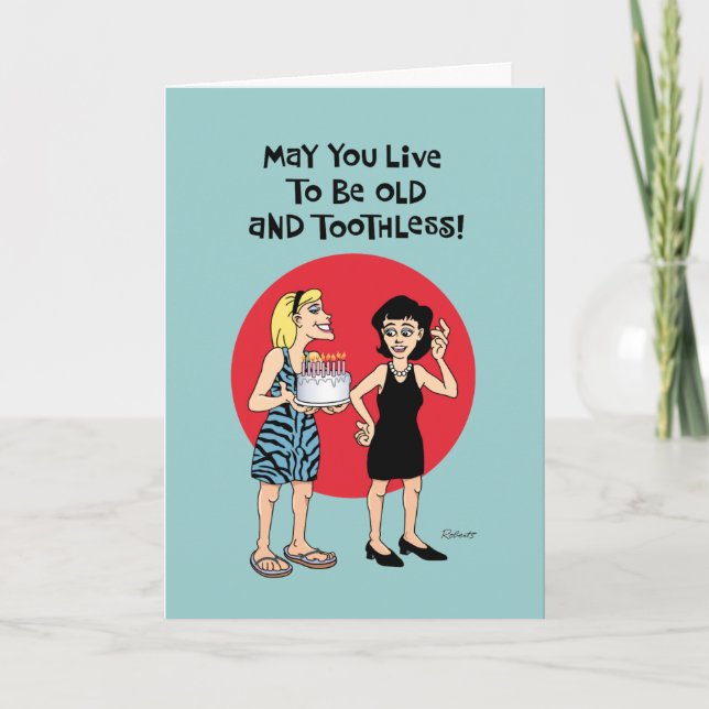 Tarjeta Cumpleaños de BFF para mujeres (Anverso)