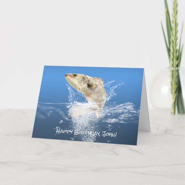Tarjeta cumpleaños de Big Fish (Anverso)