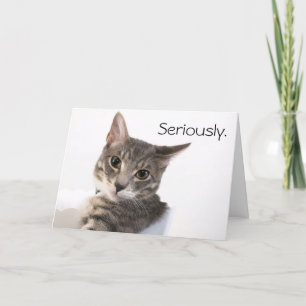 Tarjeta Cumpleaños de Buster en serio