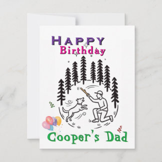Tarjeta Cumpleaños de campista