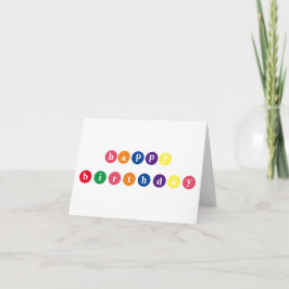 Tarjeta Cumpleaños de Candy Carta