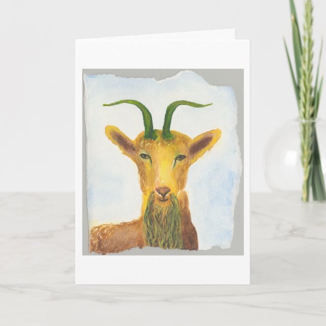 Tarjeta Cumpleaños de Capricorn (Anverso)