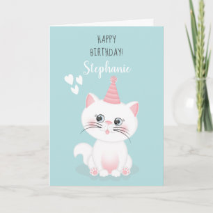 Tarjeta Cumpleaños de Cat Purr-fect