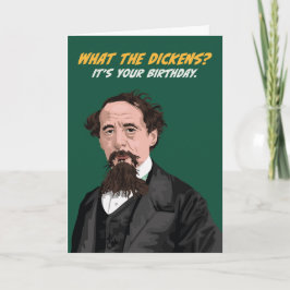 Tarjeta Cumpleaños de Charles Dickens
