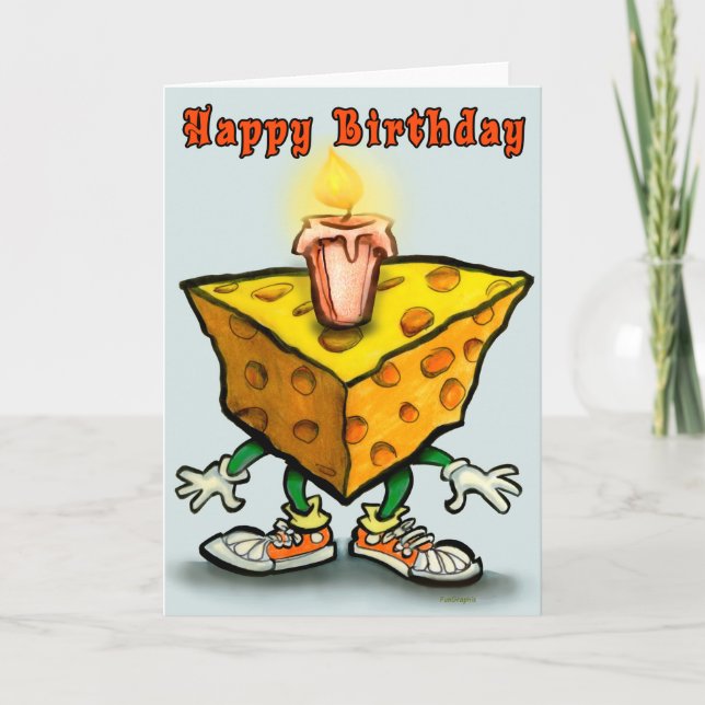 Tarjeta Cumpleaños de Cheesy (Anverso)