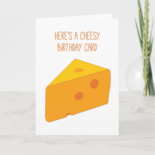 Tarjeta Cumpleaños de Cheesy (Anverso)