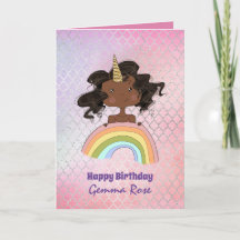 Cumpleaños de chica negra muy femenina - Muchos te