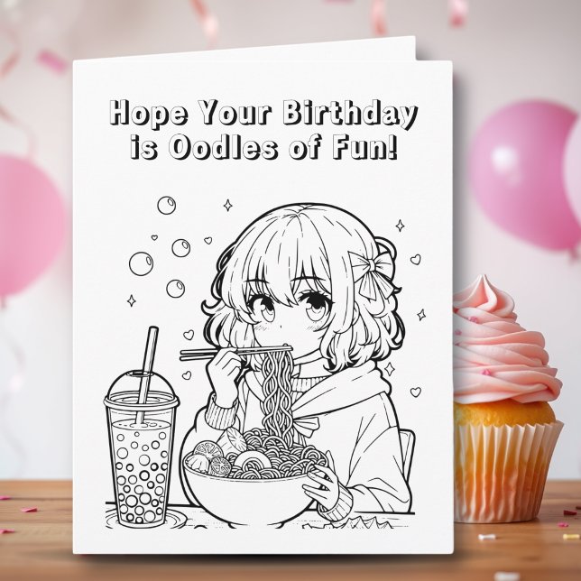 Tarjeta Cumpleaños de Chica Personalizada de Gran Tamaño J (Subido por el creador)