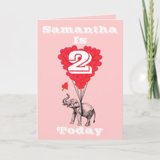 Tarjeta Cumpleaños de chicas personalizados