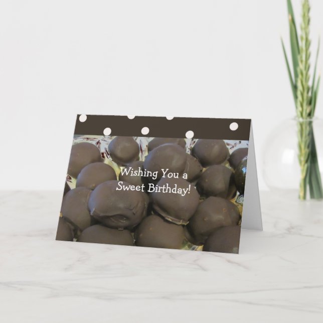 Tarjeta Cumpleaños de Chocolates Decadentes (Anverso)