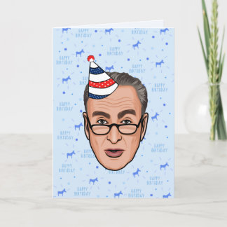 TARJETA CUMPLEAÑOS DE CHUCK SCHUMER