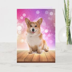 Tarjeta Cumpleaños De Corgi Cincuenta Y Fabuloso