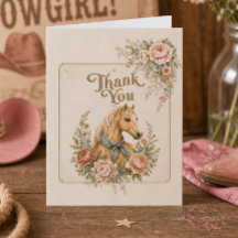Cumpleaños de Cowgirl Blue Gracias
