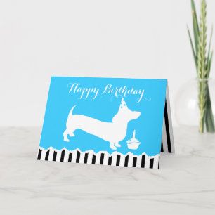 Tarjeta Cumpleaños de Dachshund
