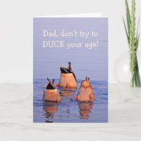 Cumpleaños de Dad and Duck Pun