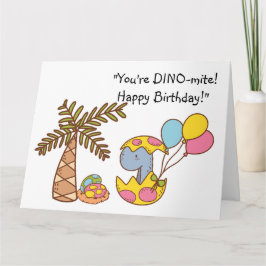 Tarjeta Cumpleaños de DINO-mite