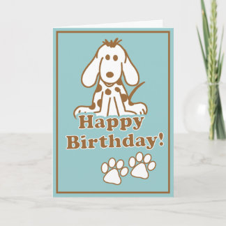 Tarjeta Cumpleaños de Dog Lover