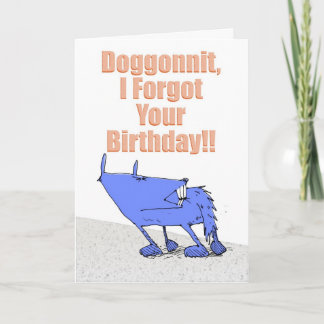 Tarjeta Cumpleaños de Doggonnit