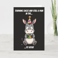 Cumpleaños de dolor de burro de Speedcubing con br
